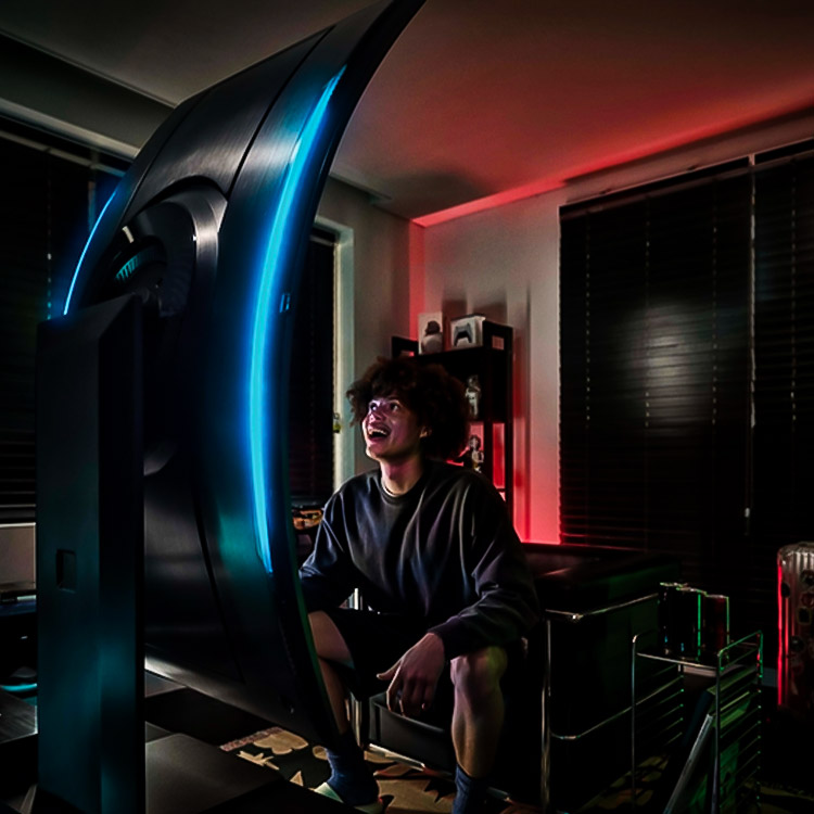 خرید مانیتور Samsung Odyssey Ark - نسل یک - کیفیت 4K - سایز 55 اینچ